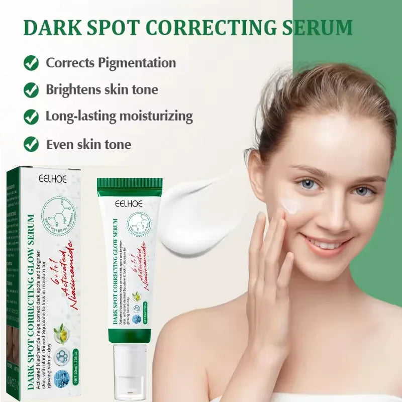 EELHOE Dark Spot Removal Serum Remove Melasma Fade Pigmentation Brighter Chloasma Sun Spot Anti Aging Whitening Sprout Cream